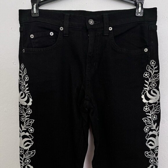 LF Carmar Skinny Jeans Embroidered Floral Western Boho Style Size 26 NWOT - Picture 11 of 16